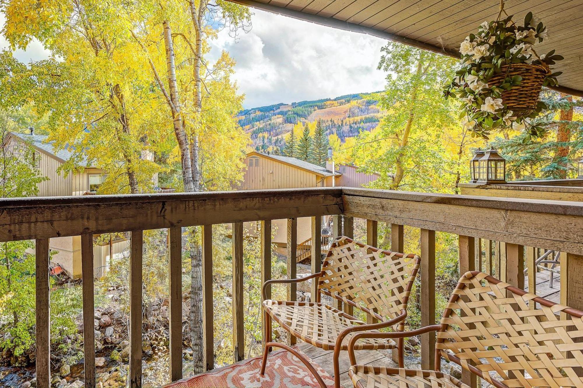 Villa Peaceful Creek View From The Deck! Walk To Shuttle Vail Esterno foto